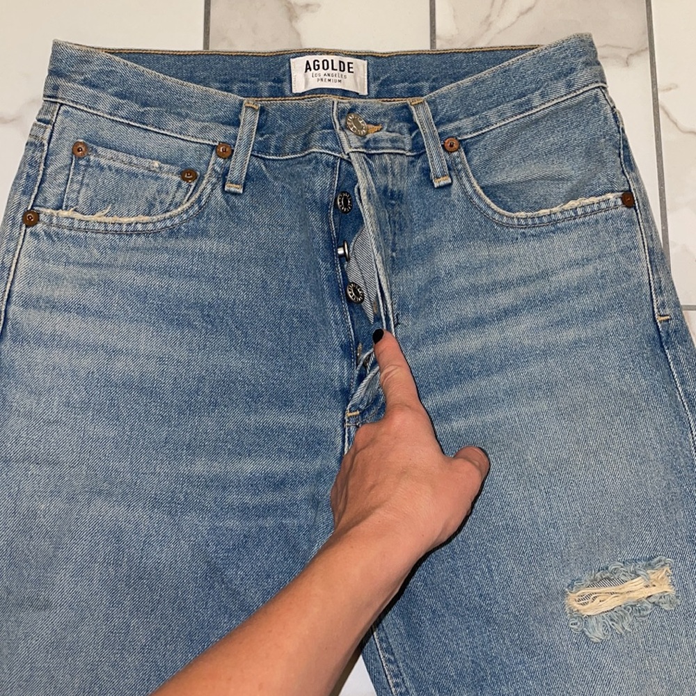 AGOLDE Los Angeles Premium Jeans Size 26 - Picture 3 of 16